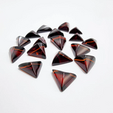 Cherry Amber Free Triangle Shape Cabochons